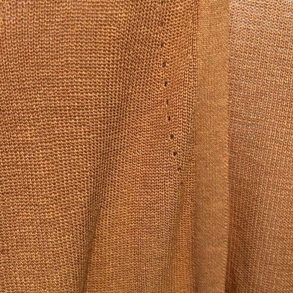 Mustard Open Front Cardigan - Picture 6 of 6